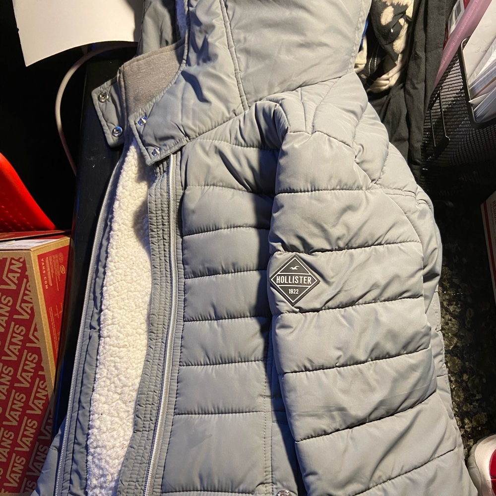 Grey Hollister Winter Coat